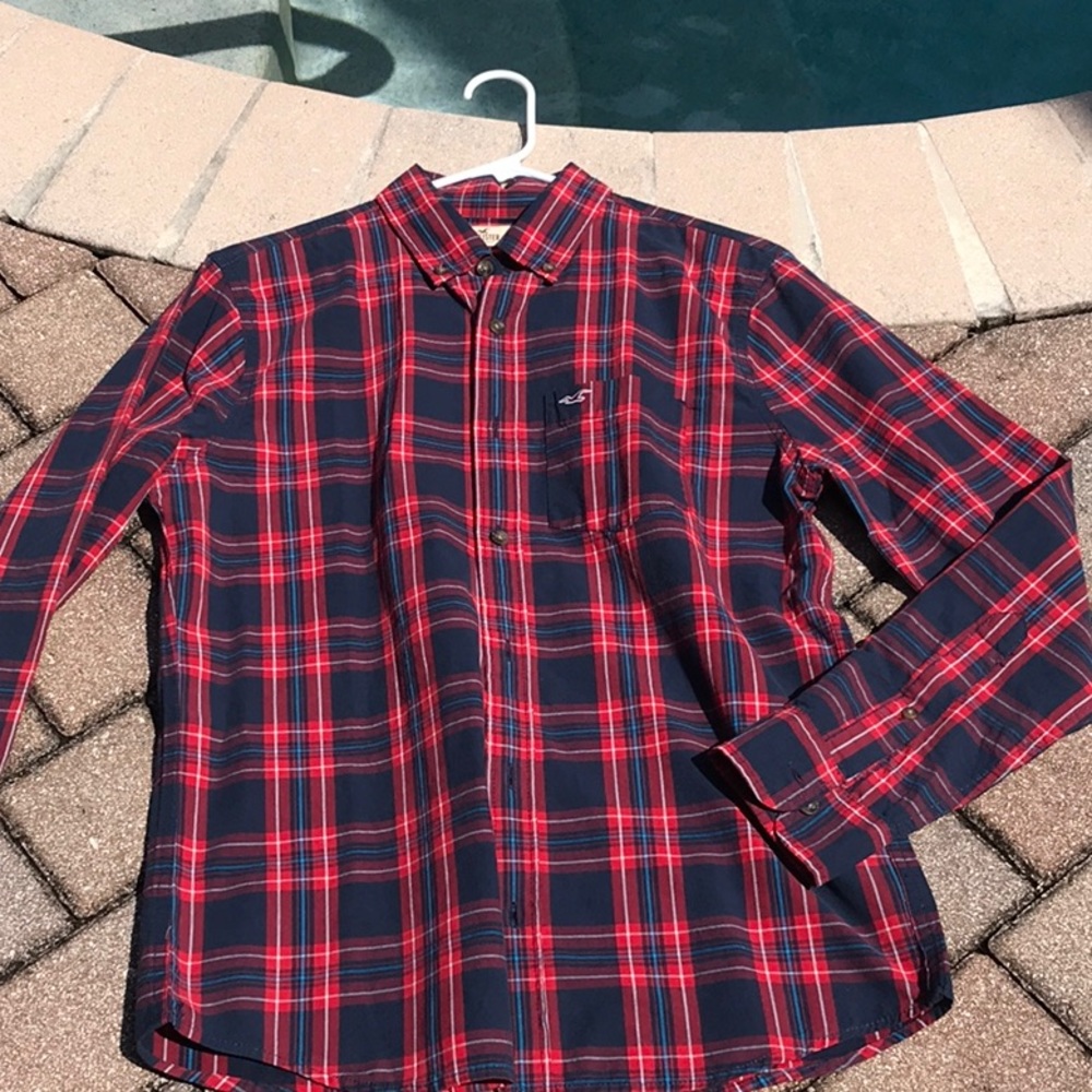 Men’s Hollister long sleeve button down shirt